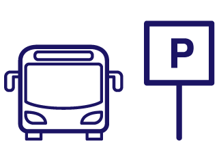 バス駐車場