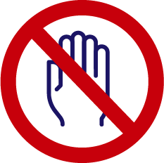 not touch